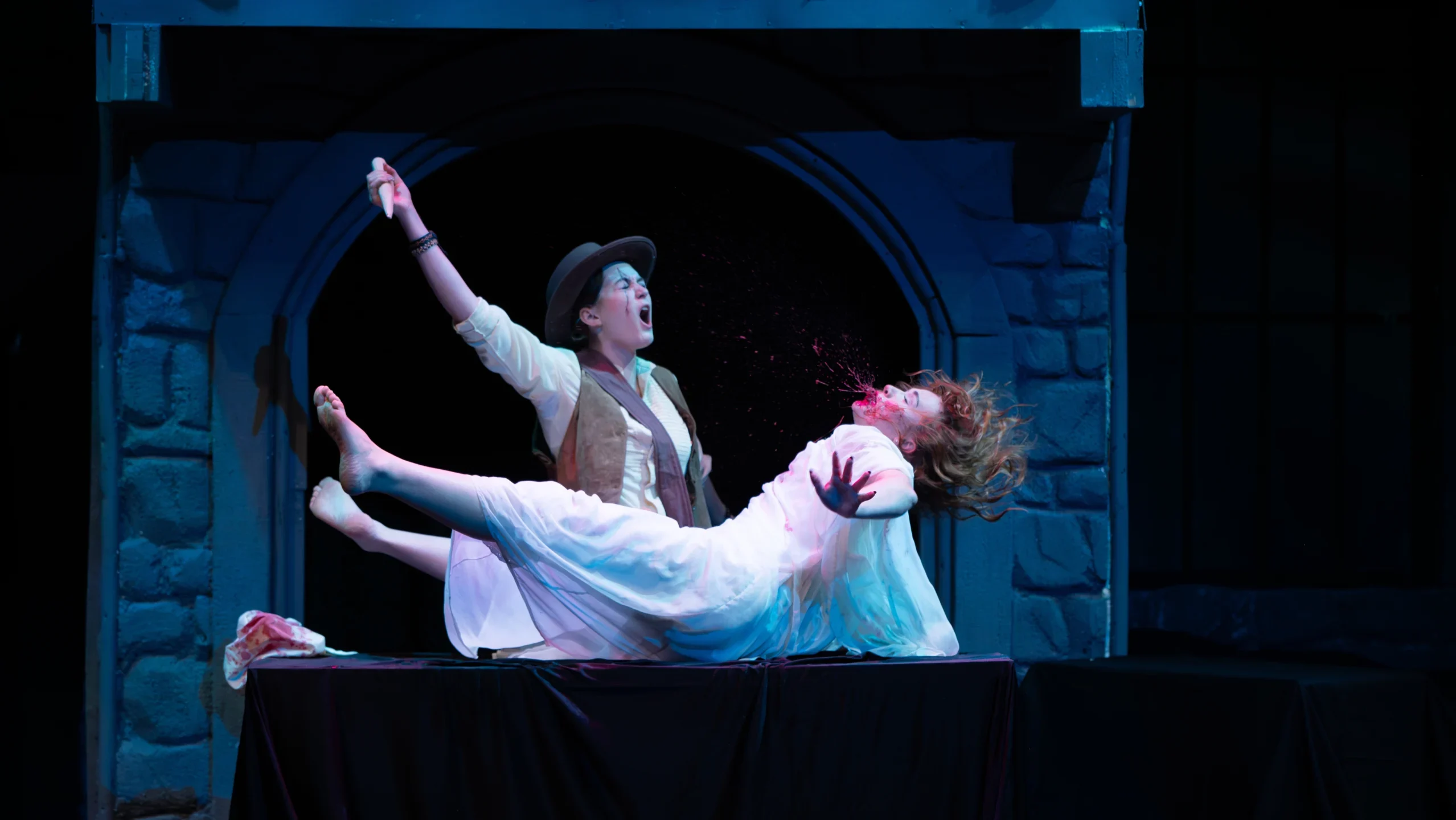 Utah State University production of Dracula a feminist revenge tragedy. September 2025